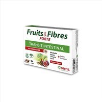 Ortis Frutta&Fibre Forte Integratore Alimentare Intestino 24 Cubetti