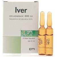 Oti Iver Influenzinum 200CH Mucosa Orale Medicinale Omeopatico, 3Fiale bevibili
