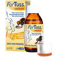 Otosan ForTuss Sciroppo Tosse Secca e Tosse Grassa Adulti e Bambini, 180g