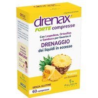Paladin Pharma Drenax - Forte Ananas Integratore Drenaggio Liquidi, 60 Compresse