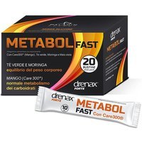 Paladin Pharma Drenax Forte - Metabol Fast Integratore Alimentare, 20 Stick Pack