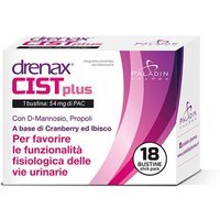 Paladin Pharma Drenax Forte Cist Plus Integratore Funzione Urinaria, 18 Stick