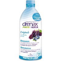 Paladin Pharma Drenax Forte Mirtillo e Uva - Integratore alimentare drenante e depurativo, 750 ml