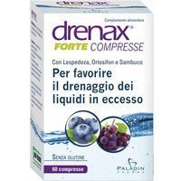 Paladin Pharma Drenax Forte Mirtillo per il Drenaggio dei Liquidi, 60 Compresse