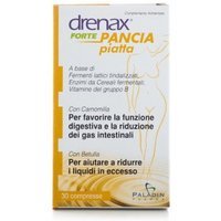 Paladin Pharma Drenax Forte Pancia Piatta - Integratore per il drenaggio dei liquidi, 30 compresse