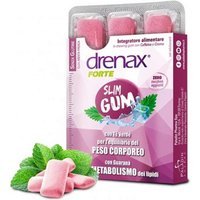 Paladin Pharma Drenax Forte Slim Gum - Integratore per il controllo del peso e della fame, 9 gomme