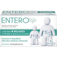 Paladin Pharma Enterolife 4 Miliardi Integratore Alimentare, 20Fialoidi