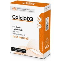 Paladin Pharma Sanavita - Calcio D3 Integratore Calcio Vitamina D3,30 Compresse