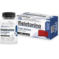 Paladin Pharma Sanavita - Melatonina Fast Action Integratore, 100 Compresse