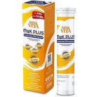 Paladin Pharma Sanavita - MGK Plus Integratore Alimentare Magnesio e Potassio, 20 compresse effervescenti