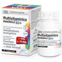 Paladin Pharma Sanavita - Multivitaminico Minerale 50+ Integratore, 30 Compresse