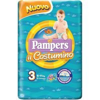 Pampers Costumino Pannolino per il Bagno Taglia 3 (6-11kg), 12 costumini