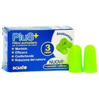 Pasquali Earplug Scudo Plus Tappi Auricolari 3 Coppie