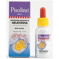 Pediatrica Pisolino - Integratore in gocce con melatonina per favorire il sonno, 15 ml
