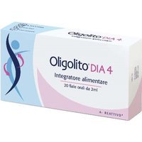 Pegaso Oligolito dia4 integratore - Fiale orali per le difese immunitarie, 20 fiale da 2 ml