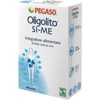 Pegaso Oligolito Si-Me - Pegaso integratore cromo iodio per il metabolismo, 20 fiale da 2 ml