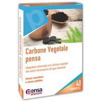 Pensa Pharma Carbone Vegetale Pensa Integratore Alimentare, 40 Compresse
