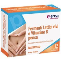 Pensa Pharma Fermenti Lattici Vivi E Vitamine B Integratore, 12 Bustine