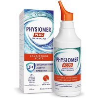 Perrigo Physiomer Plus - Spray nasale decongestionante a base di acqua di mare ipertonica, 135 ml