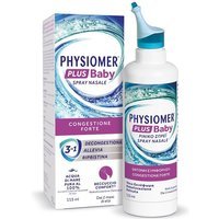 Perrigo Physiomer Plus Baby - Spray nasale naturale decongestionante per bambini, flacone da 115 ml