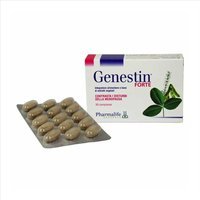 Pharmalife Genestin Forte - Integratore naturale menopausa per alleviare i disturbi, 30 compresse