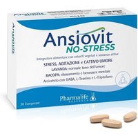 Pharmalife Research Ansiovit - No Stress Integratore Alimentare, 30 Compresse