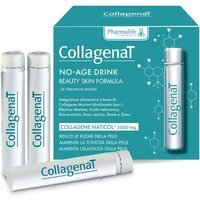 Pharmalife Research Collagenat - No-Age Drink Integratore per la Pelle, 24 Flaconcini da 25ml