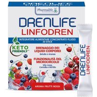Pharmalife Research Drenlife Linfodren Integratore Microcircolo, 30 stick