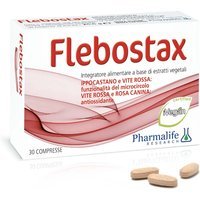 Pharmalife Research Flebostax Integratore Gambe Gonfie e Pesanti, 30 Compresse