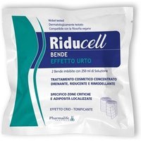 Pharmalife Research Riducell - Bende Riducell effetto urto per la cellulite e il gonfiore, 2 bende