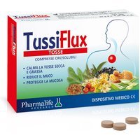 Pharmalife Research Tussiflux Tosse Dispositivo Medico, 30 Compresse Orosolubili