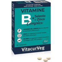 Pharmalife Research Vitacurveg - Vitamina B Complex Integratore, 60 Compresse