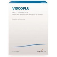 Pharma Line Viscoflu - Pharma Line soluzione salina 5 ml ipertonica per l'aerosol, 10 fiale