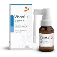 Pharma Line Viscoflu gola 20 ml - Spray con azione emolliente e protettiva, 1 flacone
