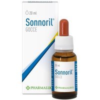Pharmaluce Sonnoril - Integratore alimentare per il sonno, gocce melatonina 20 ml