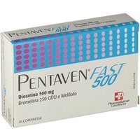 Pharmasuisse Laboratories Pentaven Fast 500 Integratore Alimentare, 20 Compresse