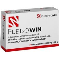Pharmawin Flebowin compresse - Integratore per il microcircolo e circolazione venosa, 30 compresse