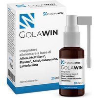 Pharmawin Golawin - Integratore per il benessere della gola, spray 20 ml senza zucchero