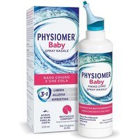 Physiomer Baby spray nasale - Acqua di mare isotonica per l'igiene nasale dei bambini, 115 ml