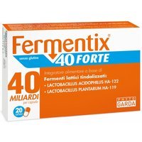Phyto Garda Fermentix - 40 Forte Integratore di Fermenti Lattici, 20 Capsule