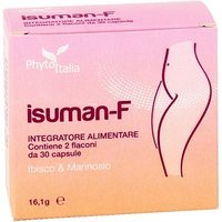 Phytoitalia Isuman F - Isuman F integratore gelatina per la cistite e le vie urinarie, 60 capsule