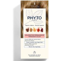 Phyto PhytoColor - Colorazione Permanente Capelli Colore 8 Biondo Chiaro, 1 Kit