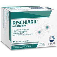 Piam Farmaceutici Rischiaril - Integratore alimentare per la memoria, 14 bustine orosolubili