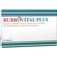 Piam Farmaceutici Rubrovital Plus - Integratore Piam Rubrovital Plus per l'immunità, 20 capsule