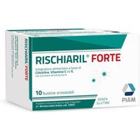 Piam Rischiaril Forte - Integratore alimentare Rischiaril Forte per carenza di vitamine, 10 bustine