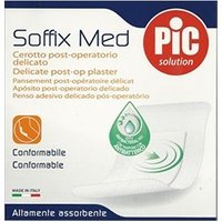 Pic Cerotto Soffix Med 10x10 cm - Medicazione antibatterica per le ferite post-operatorie, 5 pezzi