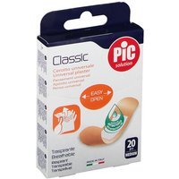 Pic Classic - Cerotto Pic classic elastico e universale con clorexidina per le ferite, 20 pezzi