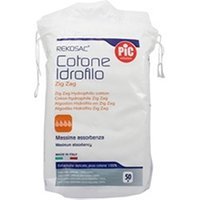 Pic Rekosac - Cotone idrofilo zig zag per la medicazione e la pulizia, 50 g