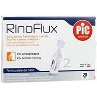 Pic Rinoflux - Soluzione fisiologica Pic per l'igiene nasale e l'aerosolterapia, 20 fiale da 2 ml