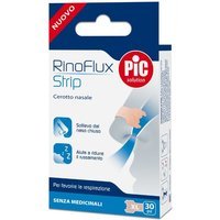 Pic RinoFlux Strip Cerotti Nasali Misura XL 66x20mm, 30 Pezzi